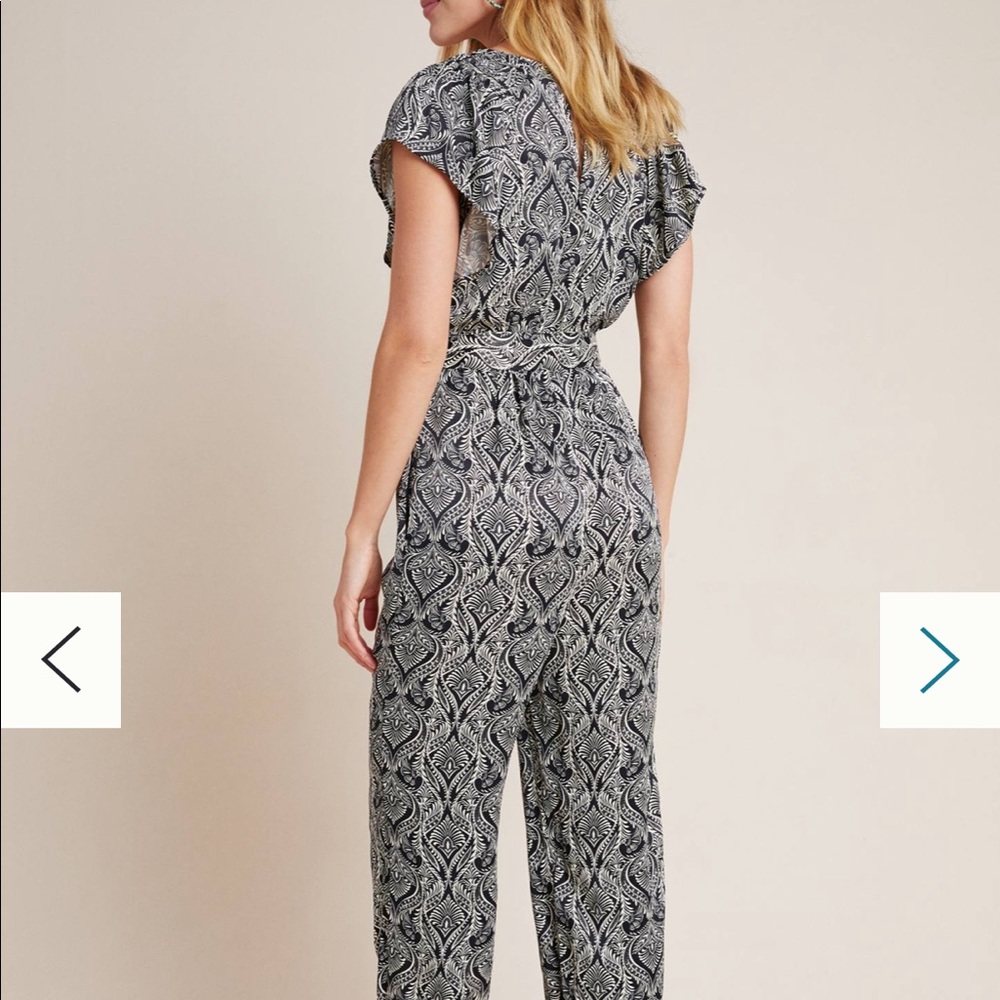Anthropologie Zadie Satin Jumpsuit - Picture 2 of 3